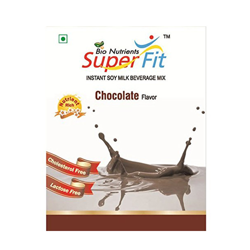 Super Fit Instant Soy Milk Beverage Mix Chocolate 200gm Pack