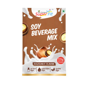 Soy Beverage Mix: Single Serve Sachet (Pack of 5) Flavor: Hazelnut