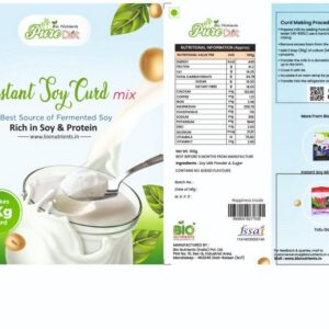 Instant Soy Curd Mix: 100gm packet (Pack of 5)