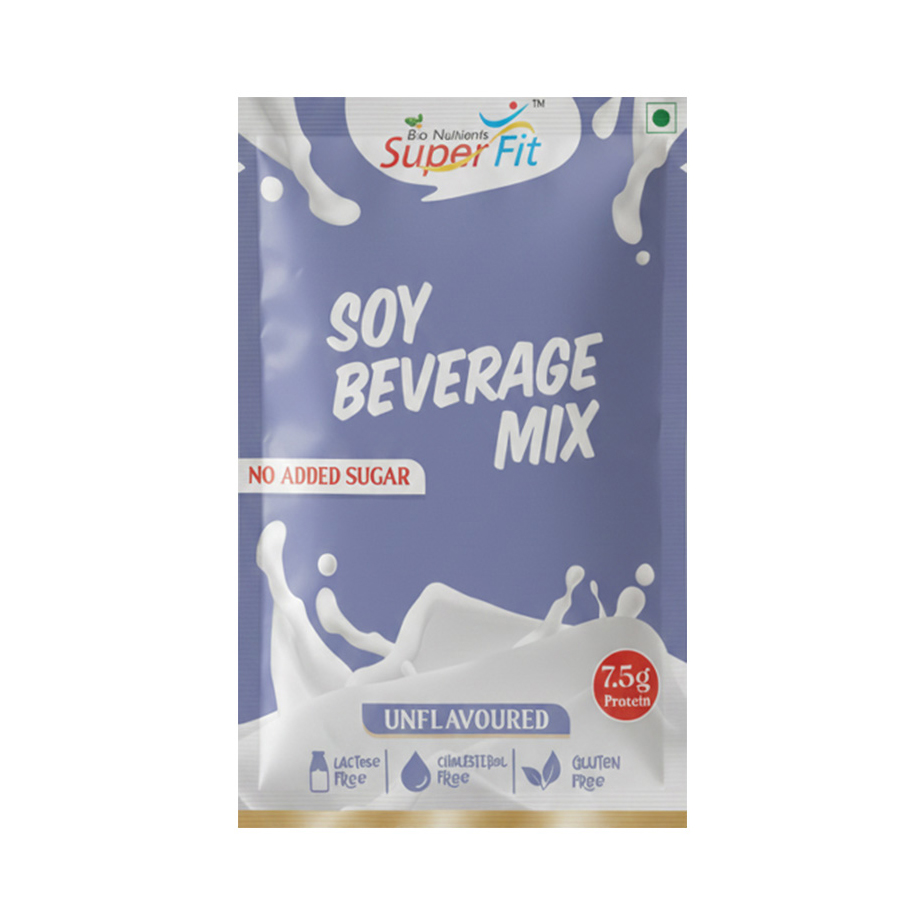 Soy Beverage Mix: Single Serve Sachet (Pack of 7) Flavor: Unflavored No added Sugar